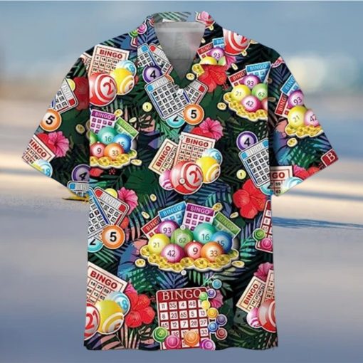 Lucky Bingo Hawaiian Shirt, Bingo Gifts for Men, Funny Bingo Shirt, bingo lover shirt, bingo player gift, bingo queen shirt, Casino Shirt