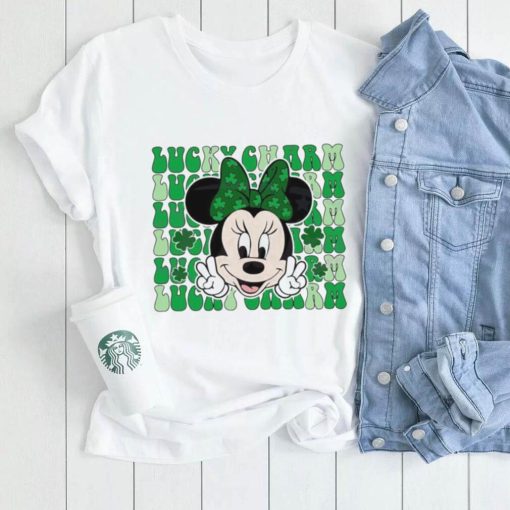 Lucky Charm Cute Minnie Mouse Shamrock Limited Edition shirt