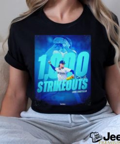 Luis Castillo Seattle Karen 100 strikeouts signature shirt