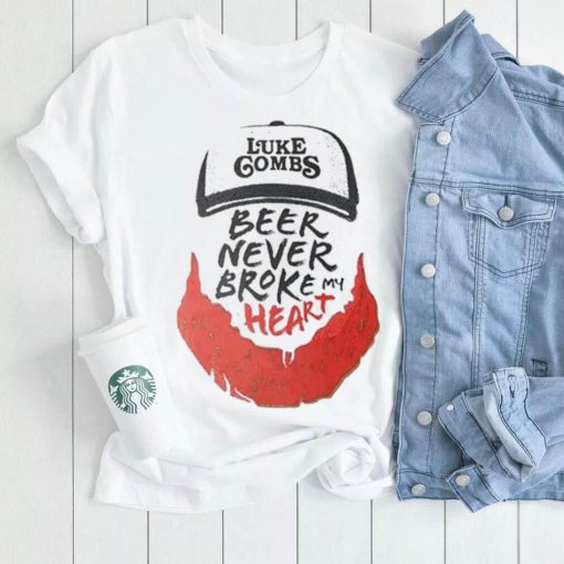 Luke Combs Miller Lite 2023 Shirt Beer Never Broke My Heart