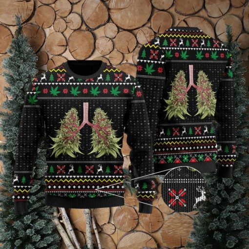 Lung Tree Full Christmas 3D Printed Ugly Christmas Sweater