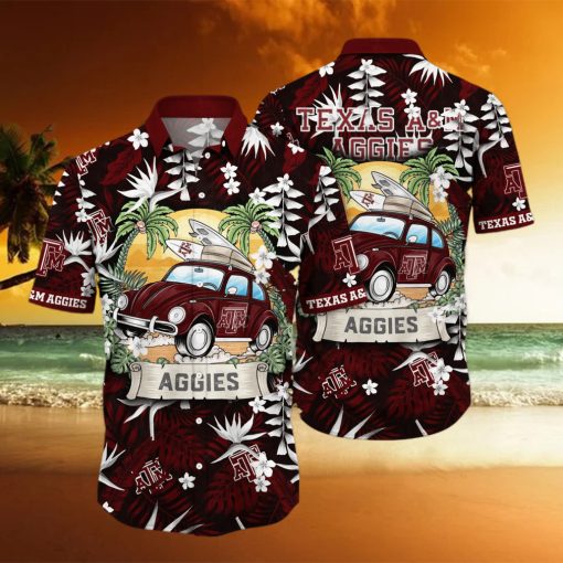 M Aggies NCAA Hawaiian Shirt Sunsetstime Aloha Shirt