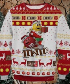 M And M Is Chocolate Christmas Gifts Chritsmas Sweater Ugly Christmas Sweater