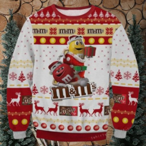 M And M Is Chocolate Christmas Gifts Chritsmas Sweater Ugly Christmas Sweater