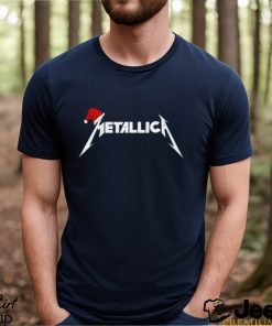 METALLICA Attractive T Shirt Santa Hat Logo