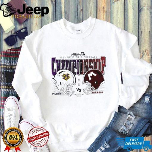 MHSAA Division 2 Football Championship De La Salle Pilots vs Muskegon Big Reds shirt