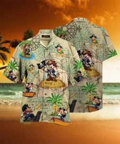 MICKEY’S TREASURE HUNTING HAWAIIAN SHIRT