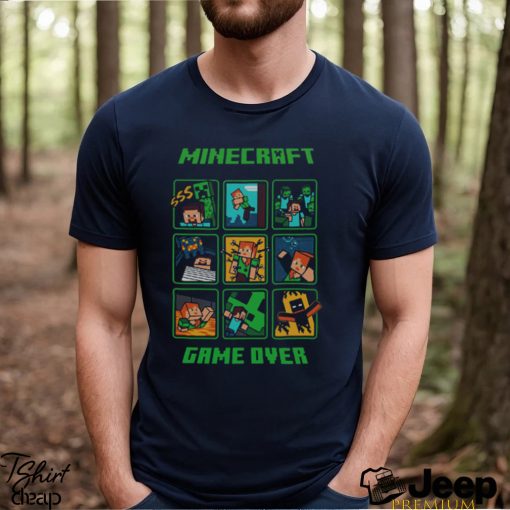 MINECRAFT Ways To Die Game Over T Shirt