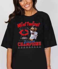 MINNESOTA TWINS WIN TWINS 2023 AL CENTRAL DIVISION CHAMPIONS SHIRT