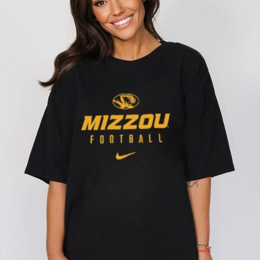 MIZZOU TIGERS NIKE® 2023 TEAM ISSUE OVAL TIGER HEAD FOOTBALL SHIRT