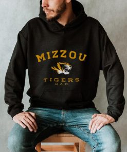 MIZZOU TIGERS TIGER HEAD DAD BLACK SHIRT