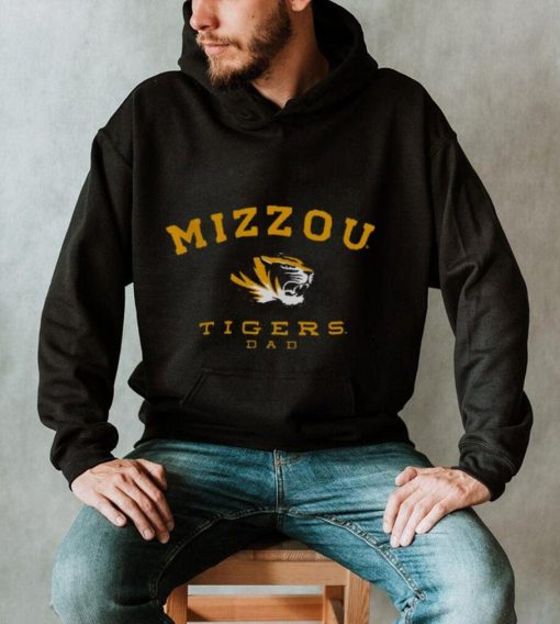 MIZZOU TIGERS TIGER HEAD DAD BLACK SHIRT