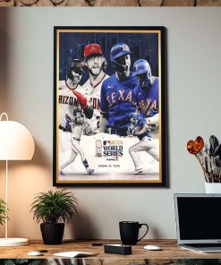 MLB 2023 World Series Is Set Arizona Vs Texas Poster Canvas