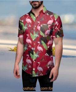 MLB Arizona Diamondbacks Hawaiian Shirt, Flamingo & Banana Leaf Design