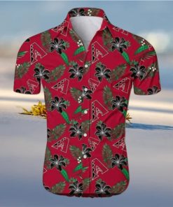 MLB Arizona Diamondbacks Hawaiian Shirt, Red Aloha Tropical Style