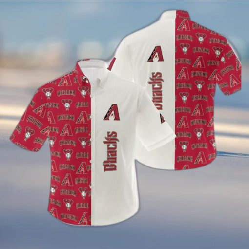 MLB Arizona Diamondbacks Logo Hot Hawaiian Shirt Gift For Men And Women Color White