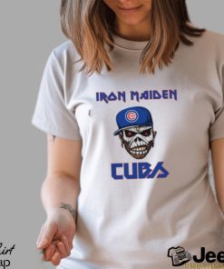 MLB Chicago Cubs Iron Maiden Rock Band Music Baseball Sports shirt