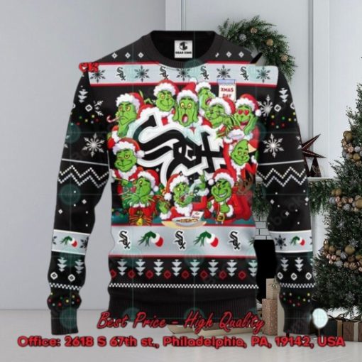 MLB Chicago White Sox 12 Grinchs Xmas Day Ugly Christmas Sweater