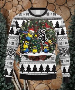 MLB Chicago White Sox Minion Christmas Ugly 3D Sweater For Men And Women Gift Ugly Christmas