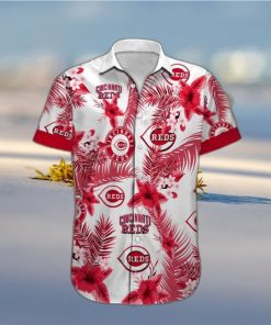 MLB Cincinnati Reds Hawaiian Shirt Colorful Tropical Forest Beach Lovers Gift