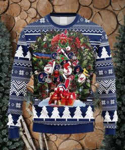 MLB Cleveland Indians Tree Fleece 3D Sweater For Men And Women Gift Ugly Christmas