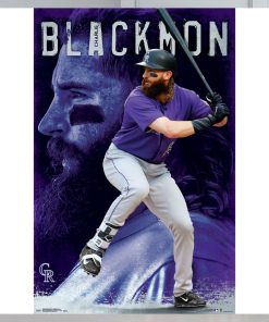 MLB Colorado Rockies Charlie Blackmon 18 Wall Poster