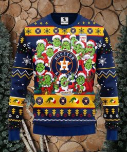 MLB Houston Astros 12 Grinchs Xmas Day Ugly Christmas Sweater