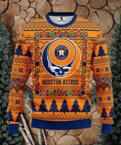 MLB Houston Astros Grateful Dead Ugly Christmas Sweater