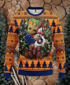 MLB Houston Astros Groot Christmas Circle Ugly Christmas Sweater