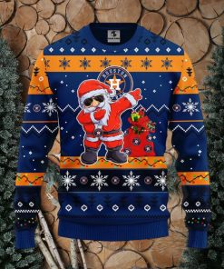 MLB Houston Astros Santa Claus Dabbing Ugly Christmas Sweater