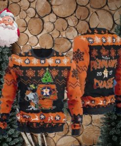 MLB Houston Astros Snoopy All Over Print Christmas AOP Sweater