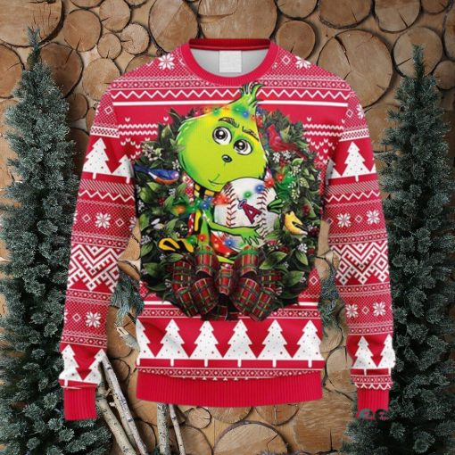 MLB Los Angeles Angels Grinch Hug Christmas Ugly 3D Sweater For Men And Women Gift Ugly Christmas