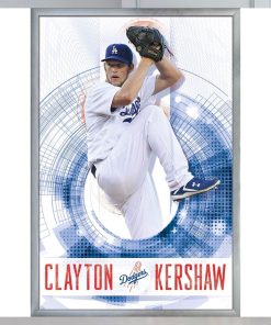 MLB Los Angeles Dodgers Clayton Kershaw 14 Wall Poster