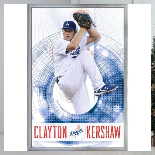 MLB Los Angeles Dodgers   Clayton Kershaw 14 Wall Poster