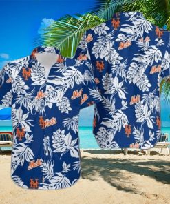 Custom New York Mets MLB Hawaiian Shirt Flower Pattern Summer