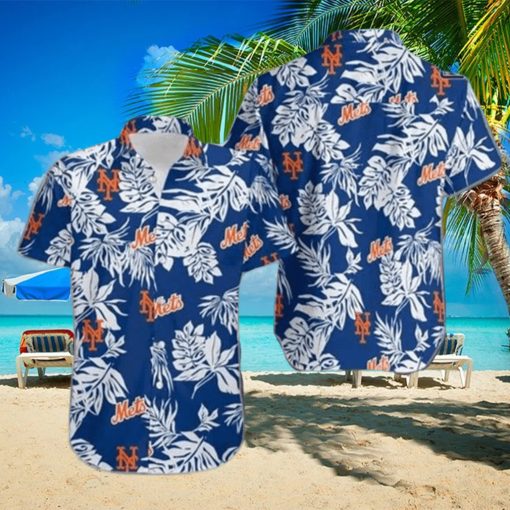 MLB New York Mets Hawaiian Shirt Palm Leaves Pattern Summer Beach Gift