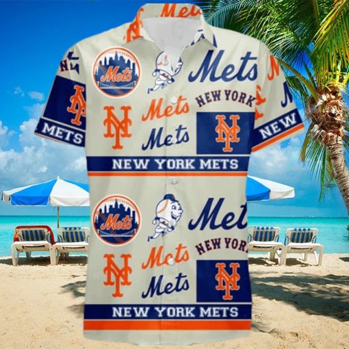 MLB New York Mets Hawaiian Shirt Summer Vacation Gift