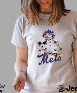 MLB New York Mets Mickey Mouse Donald Duck Goofy Baseball T Shirt