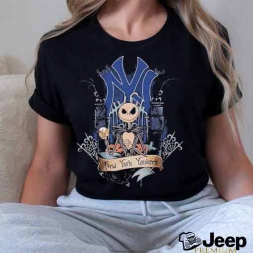 MLB New York Yankees Baseball Jack Skellington Halloween shirt