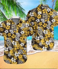 MLB San Diego Padres Hawaiian Shirt Hibiscus Pattern Gift For Beach Trip HawaiianShirts