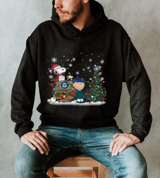 MLB Seattle Mariners Snoopy Charlie Brown Christmas Shirt