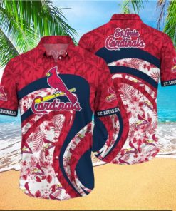 MLB St. Louis Cardinals Hawaiian Shirt Father s Day Gift For Beach Lovers hawaiian shirt