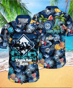 MLB Tampa Bay Rays Flower Hawaiian Shirt Hot Trend 2023