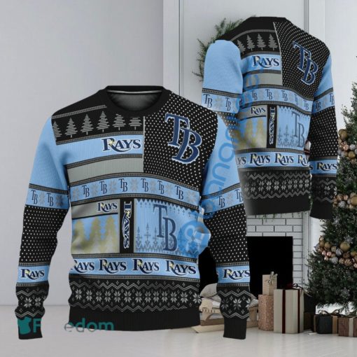 MLB Tampa Bay Rays Logo New Ugly Christmas Sweater