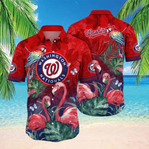 MLB Washington Nationals Hawaiian Shirt Aloha Ecosystem Summer Holiday Gift