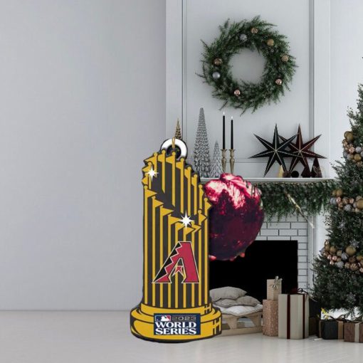 MLB World Series 2023 Champions Trophy Arizona Diamondbacks Tree Decorations Holiday Gift Ornament