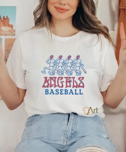 MLB X Grateful Dead X Angels retro logo shirt