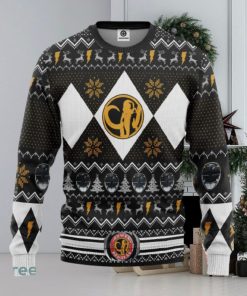 MMPR Black Ranger Ugly Christmas Sweater Gift For Men Women