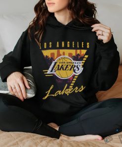 M&N Los Angeles Lakers Tri Logo Tee shirt