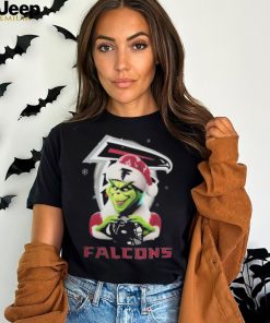 Santa Grinch Love Atlanta Falcons Christmas Shirt